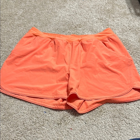 Lands End Orange Swim Shorts 20W Beach pockets - Picture 1 of 5
